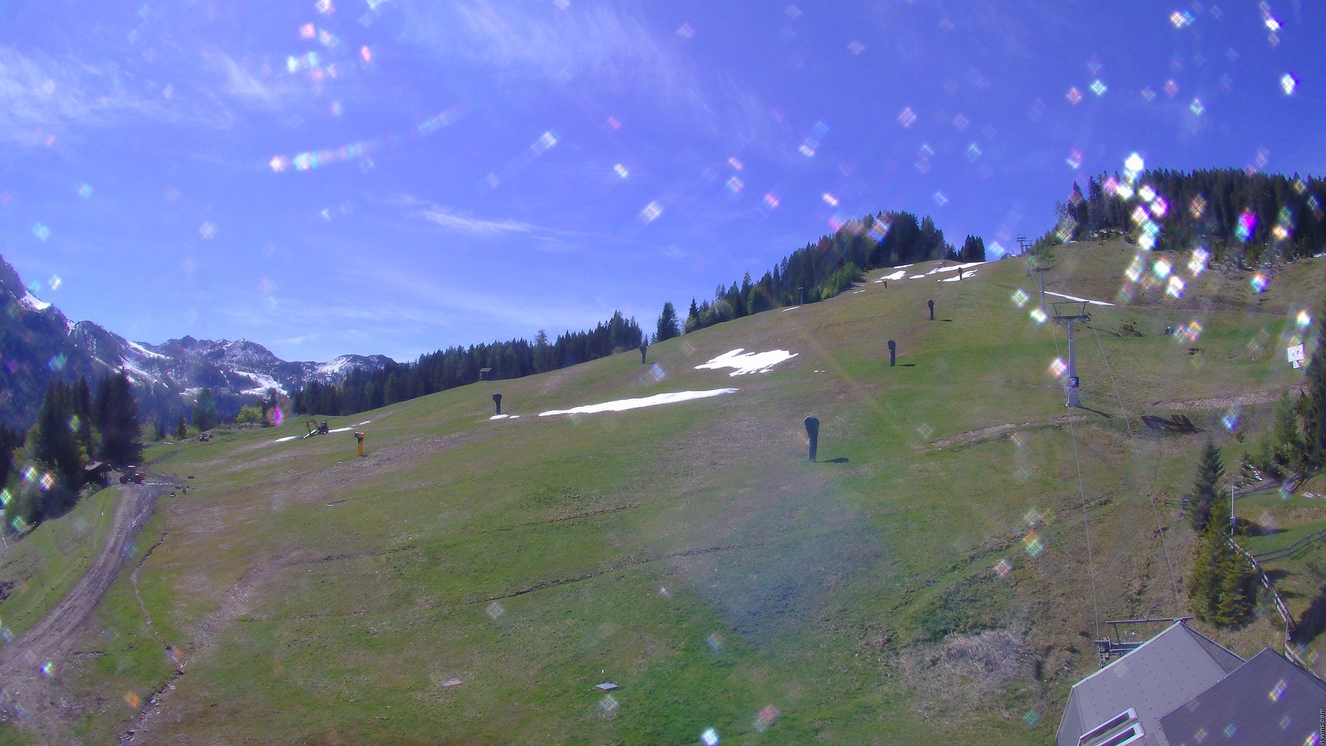 Archiv Foto Webcam Nassfeld: Blick Sonnleitn
