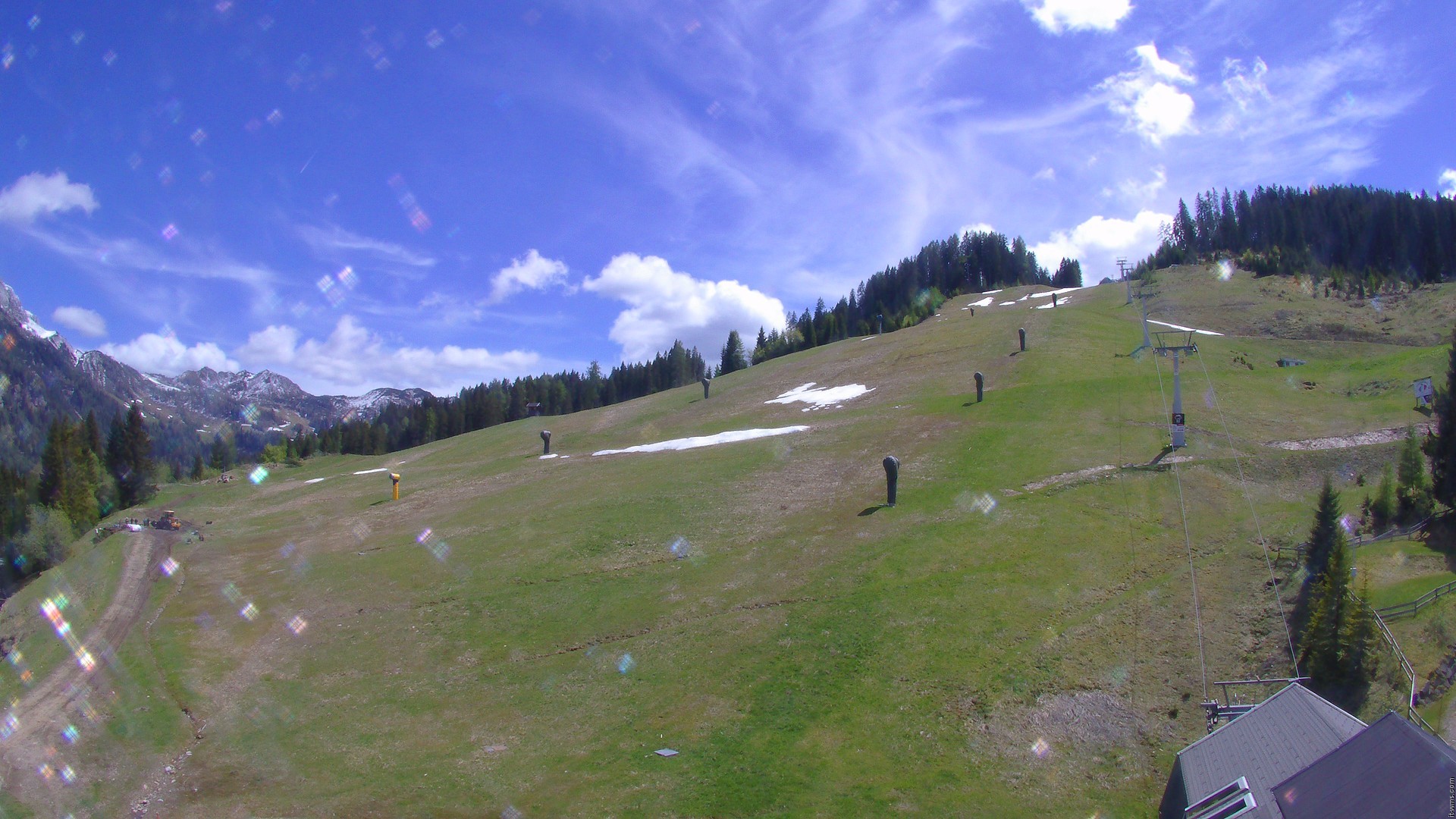 Archiv Foto Webcam Nassfeld: Blick Sonnleitn