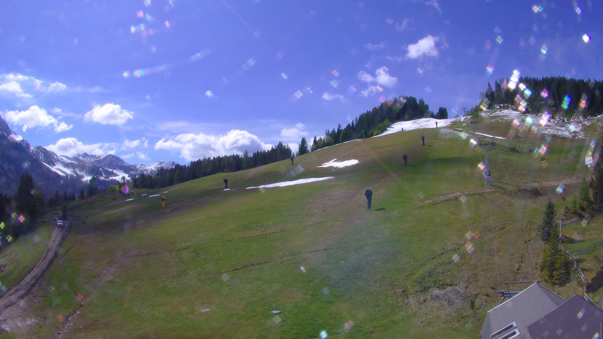 Archiv Foto Webcam Nassfeld: Blick Sonnleitn
