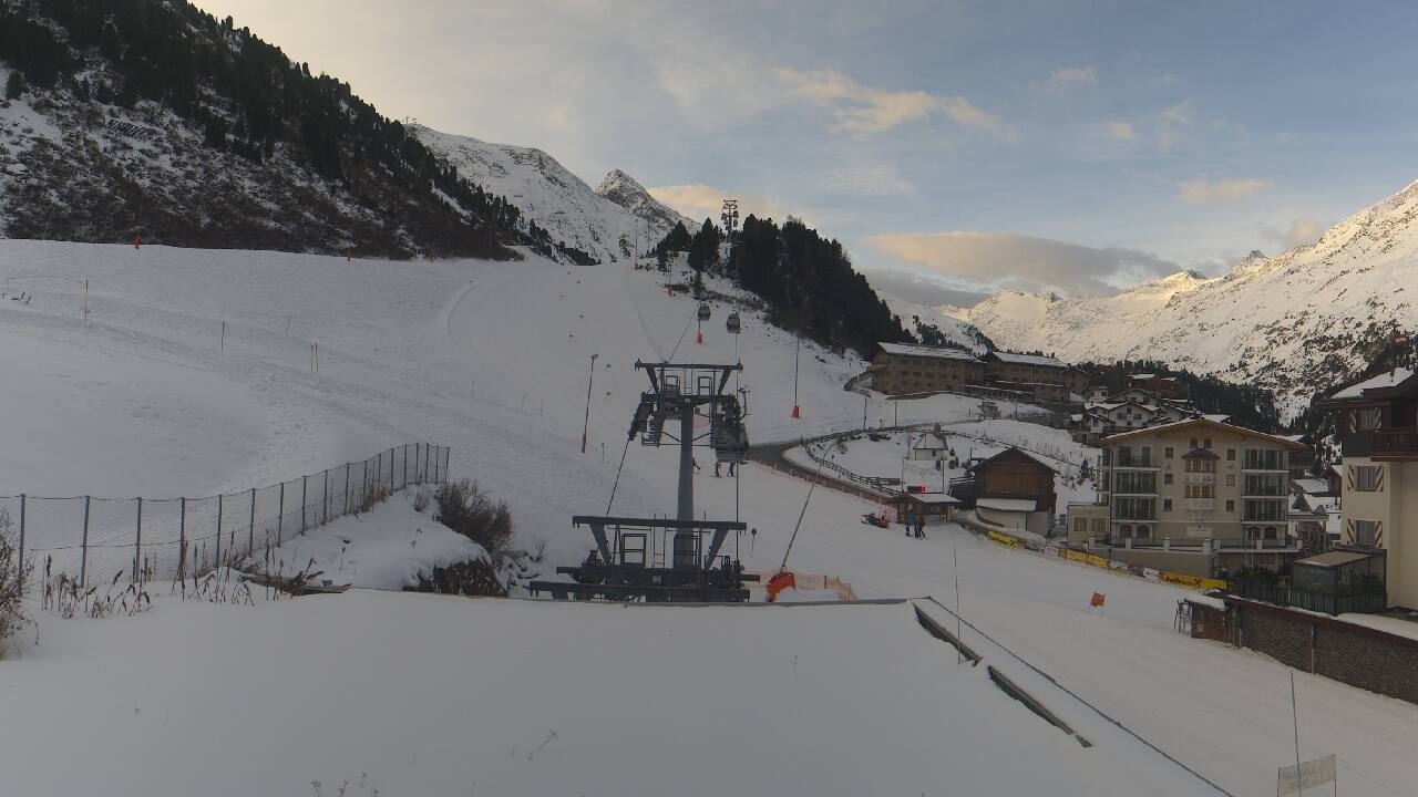 Archived image Webcam Obergurgl (Ötztal valley)