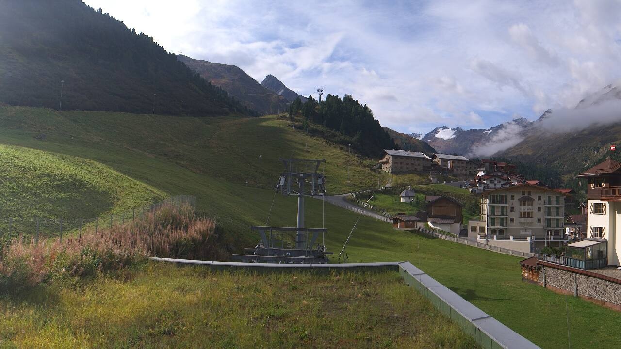 Archived image Webcam Obergurgl (Ötztal valley)