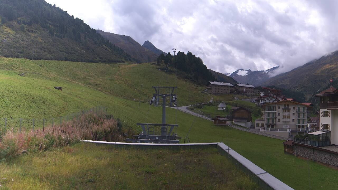 Archived image Webcam Obergurgl (Ötztal valley)