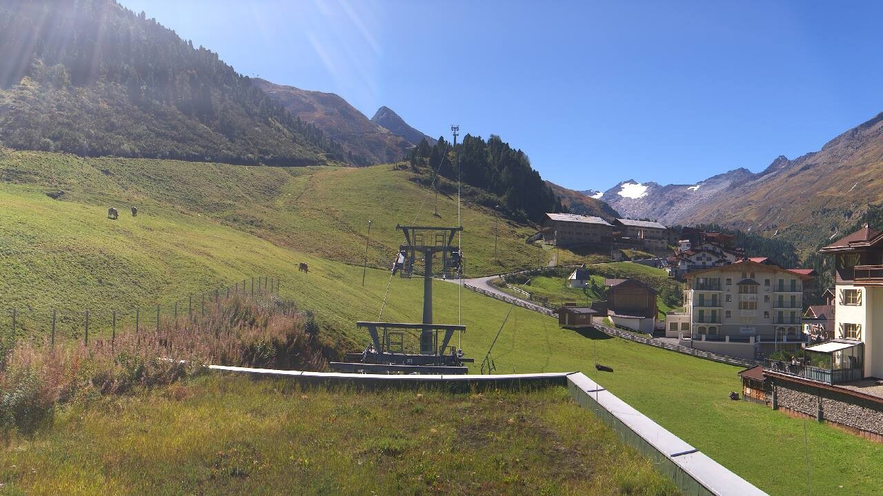 Archiv Foto Webcam Obergurgl: Hotel Edelweiss & Gurgl