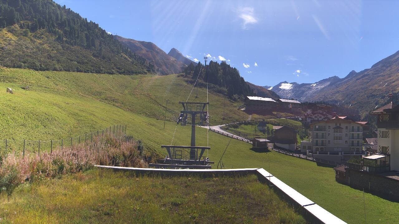 Archiv Foto Webcam Obergurgl: Hotel Edelweiss & Gurgl