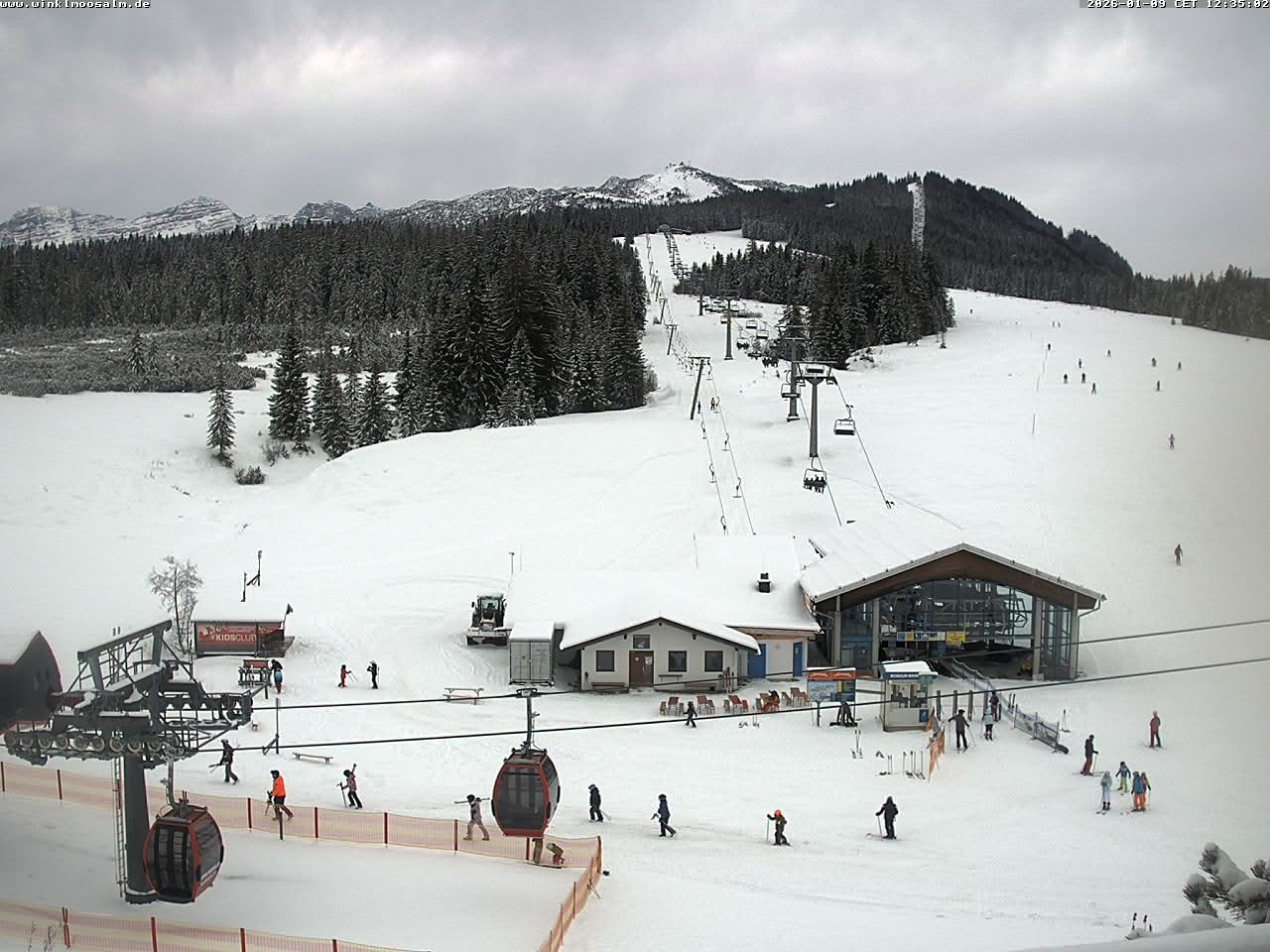 Archiv Foto Webcam Ausblick Winklmoosalm auf Rossalm-Lift