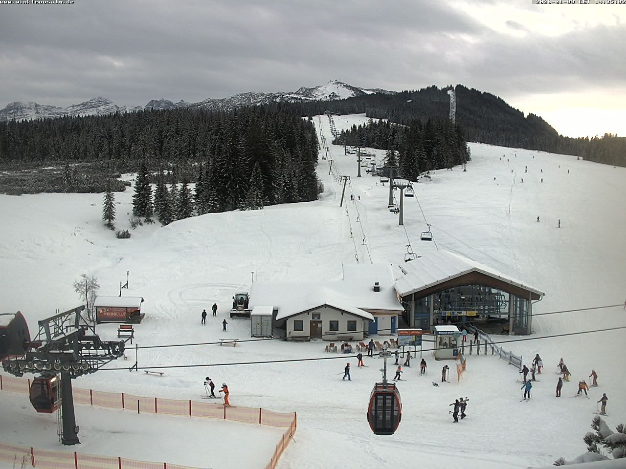 Archiv Foto Webcam Ausblick Winklmoosalm auf Rossalm-Lift