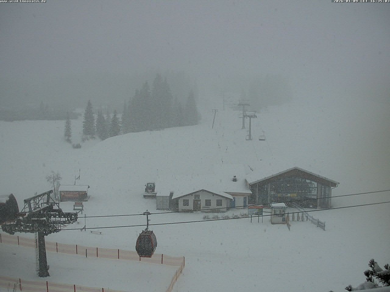 Archiv Foto Webcam Ausblick Winklmoosalm auf Rossalm-Lift