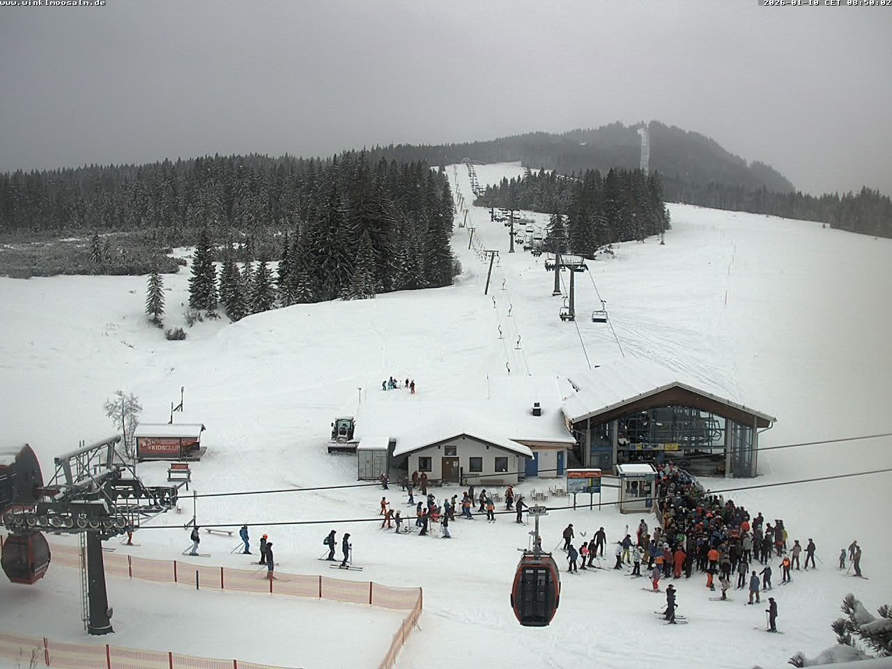 Archiv Foto Webcam Ausblick Winklmoosalm auf Rossalm-Lift