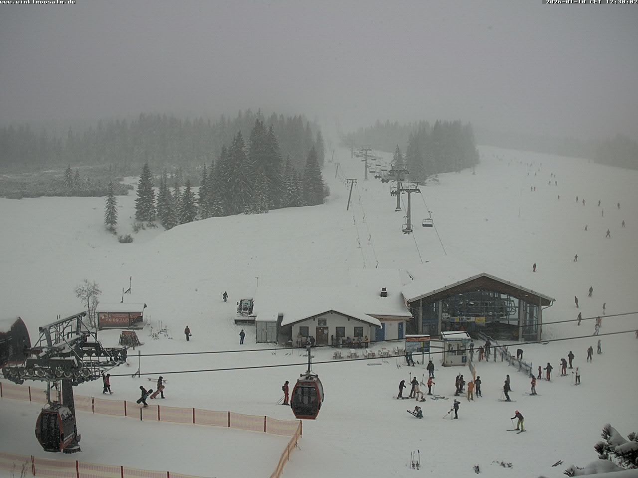 Archiv Foto Webcam Ausblick Winklmoosalm auf Rossalm-Lift