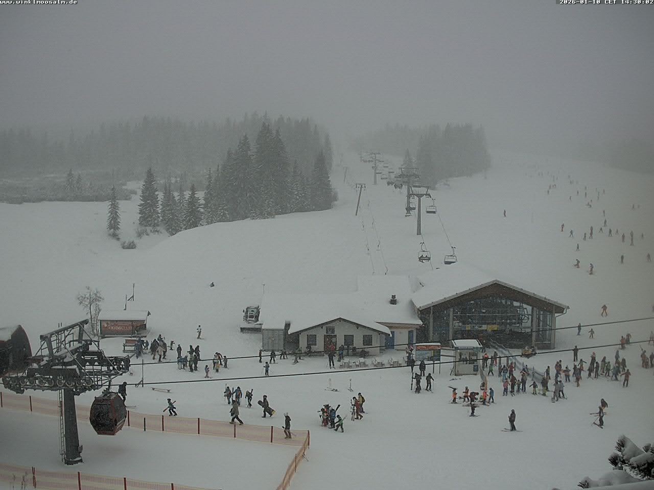 Archiv Foto Webcam Ausblick Winklmoosalm auf Rossalm-Lift