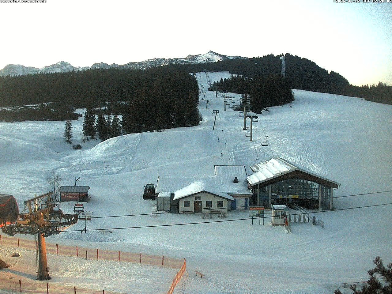 Archiv Foto Webcam Ausblick Winklmoosalm auf Rossalm-Lift