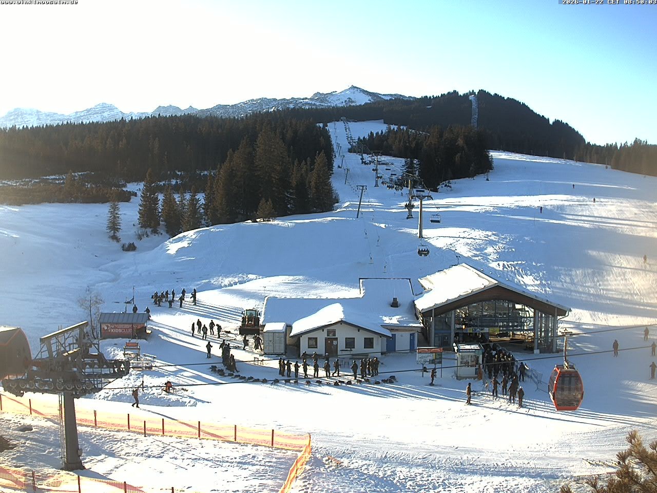 Archiv Foto Webcam Ausblick Winklmoosalm auf Rossalm-Lift
