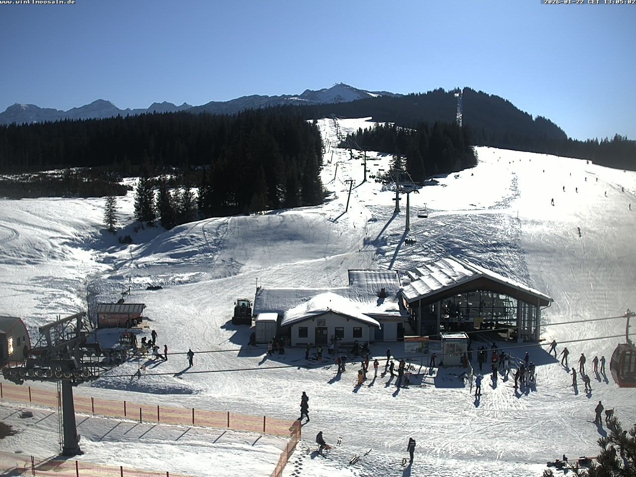 Archiv Foto Webcam Ausblick Winklmoosalm auf Rossalm-Lift