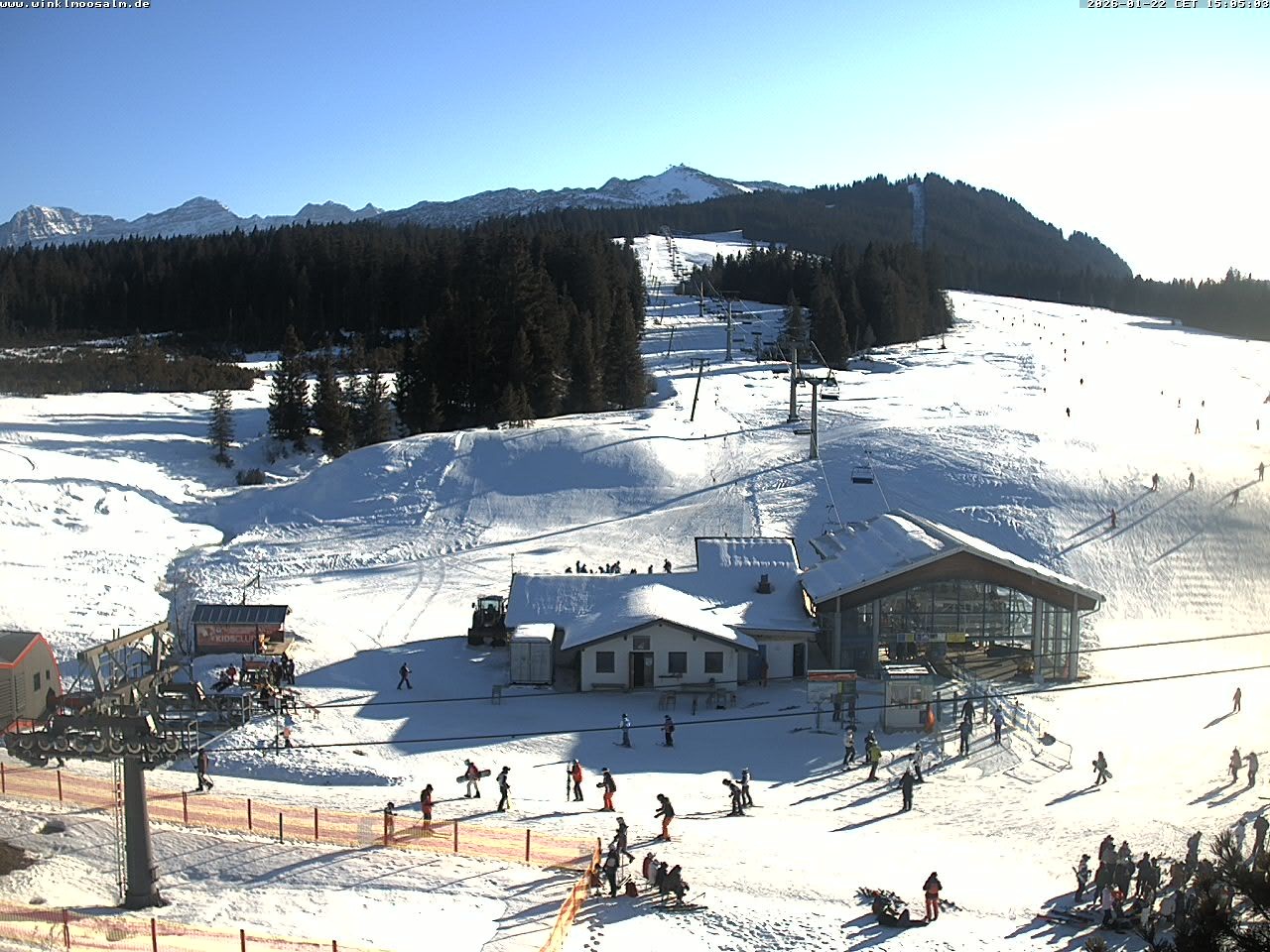 Archiv Foto Webcam Ausblick Winklmoosalm auf Rossalm-Lift