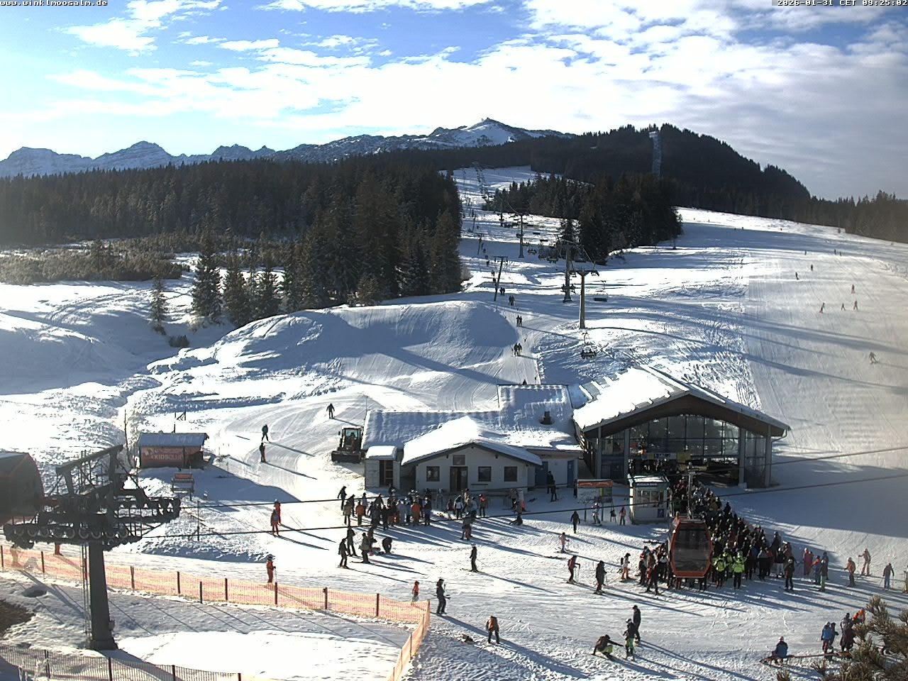 Archiv Foto Webcam Ausblick Winklmoosalm auf Rossalm-Lift