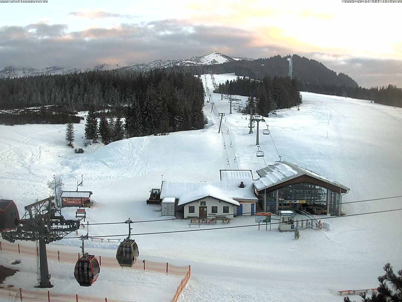 Archiv Foto Webcam Ausblick Winklmoosalm auf Rossalm-Lift