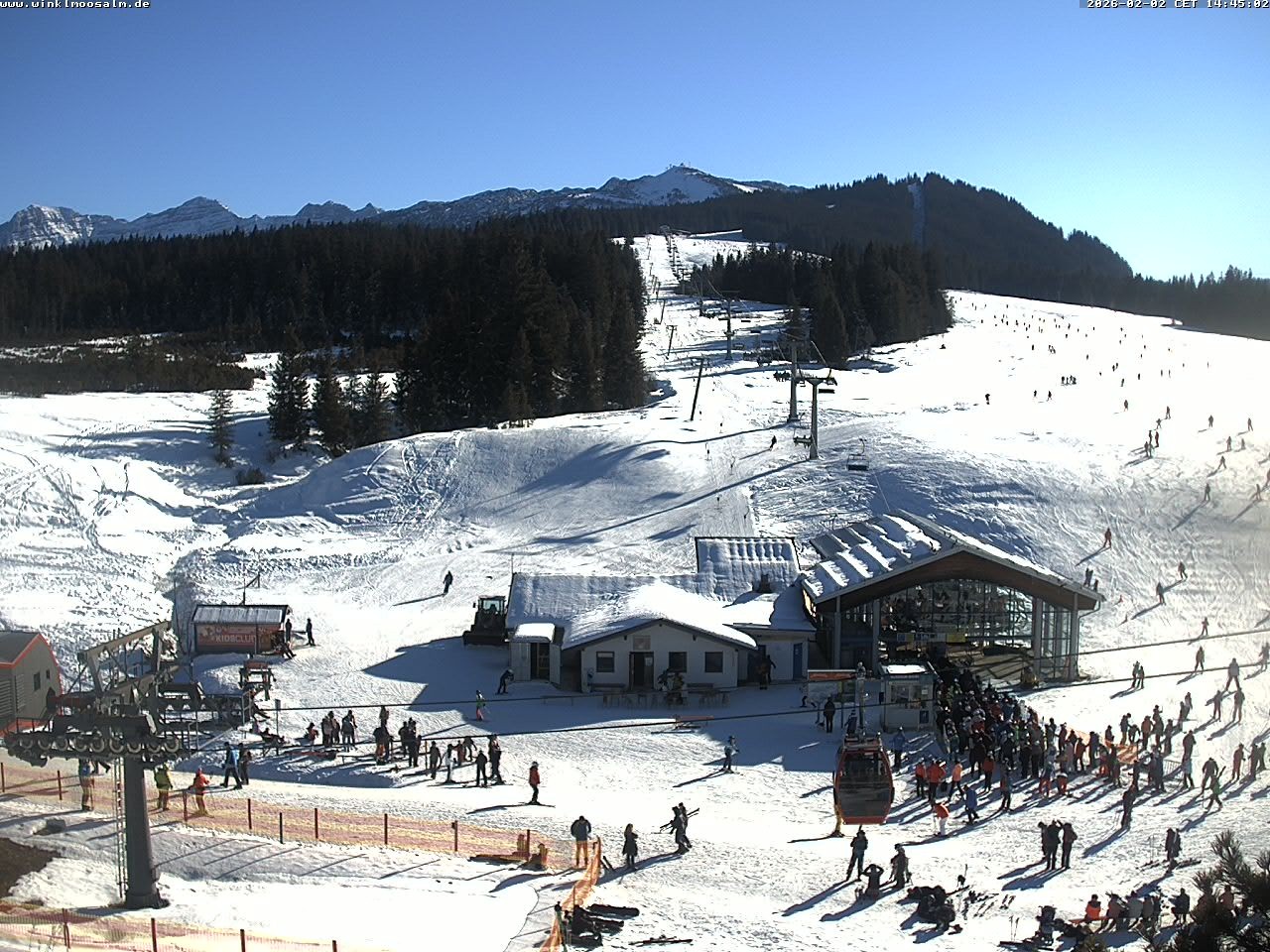 Archiv Foto Webcam Ausblick Winklmoosalm auf Rossalm-Lift