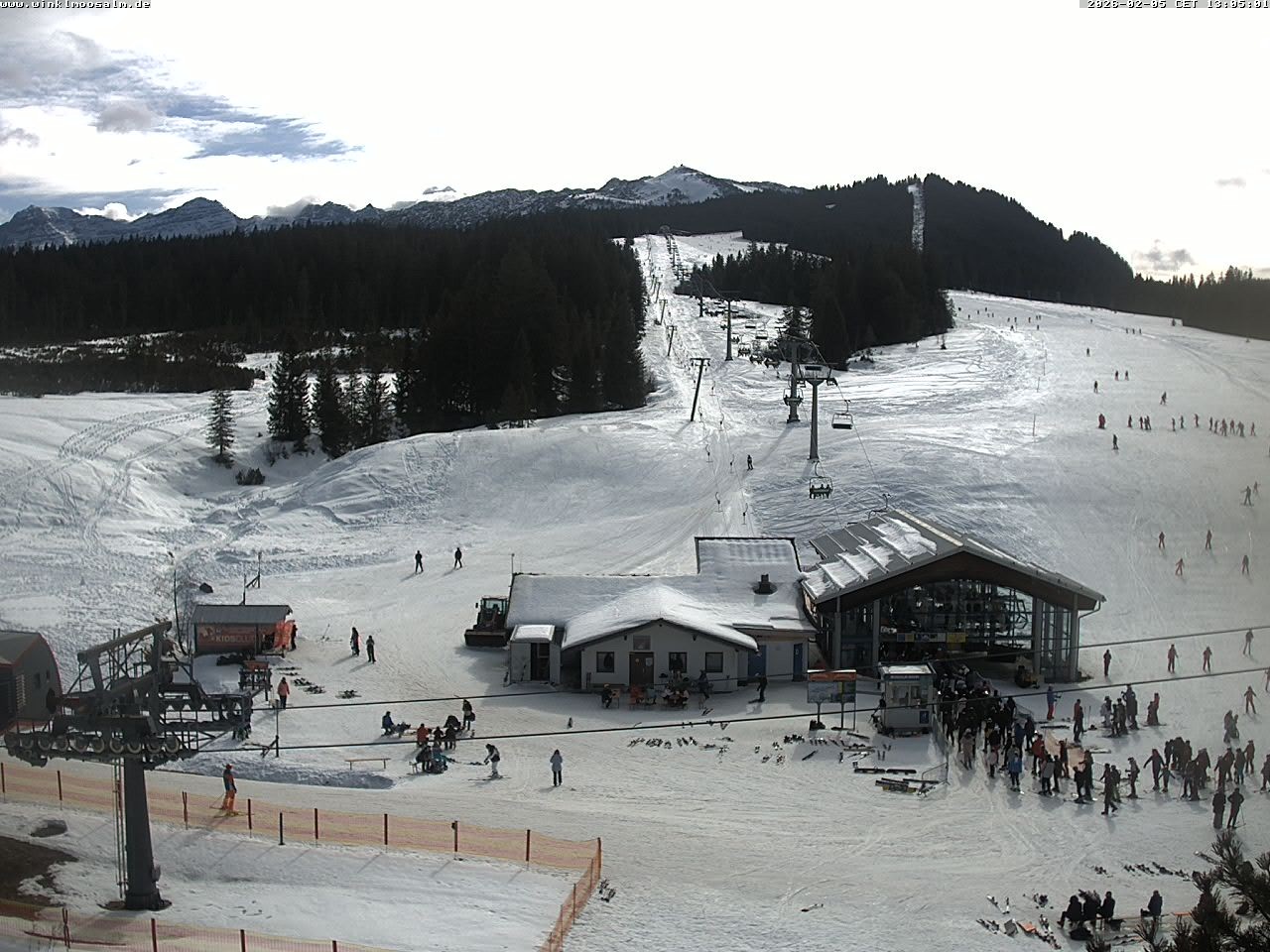 Archiv Foto Webcam Ausblick Winklmoosalm auf Rossalm-Lift