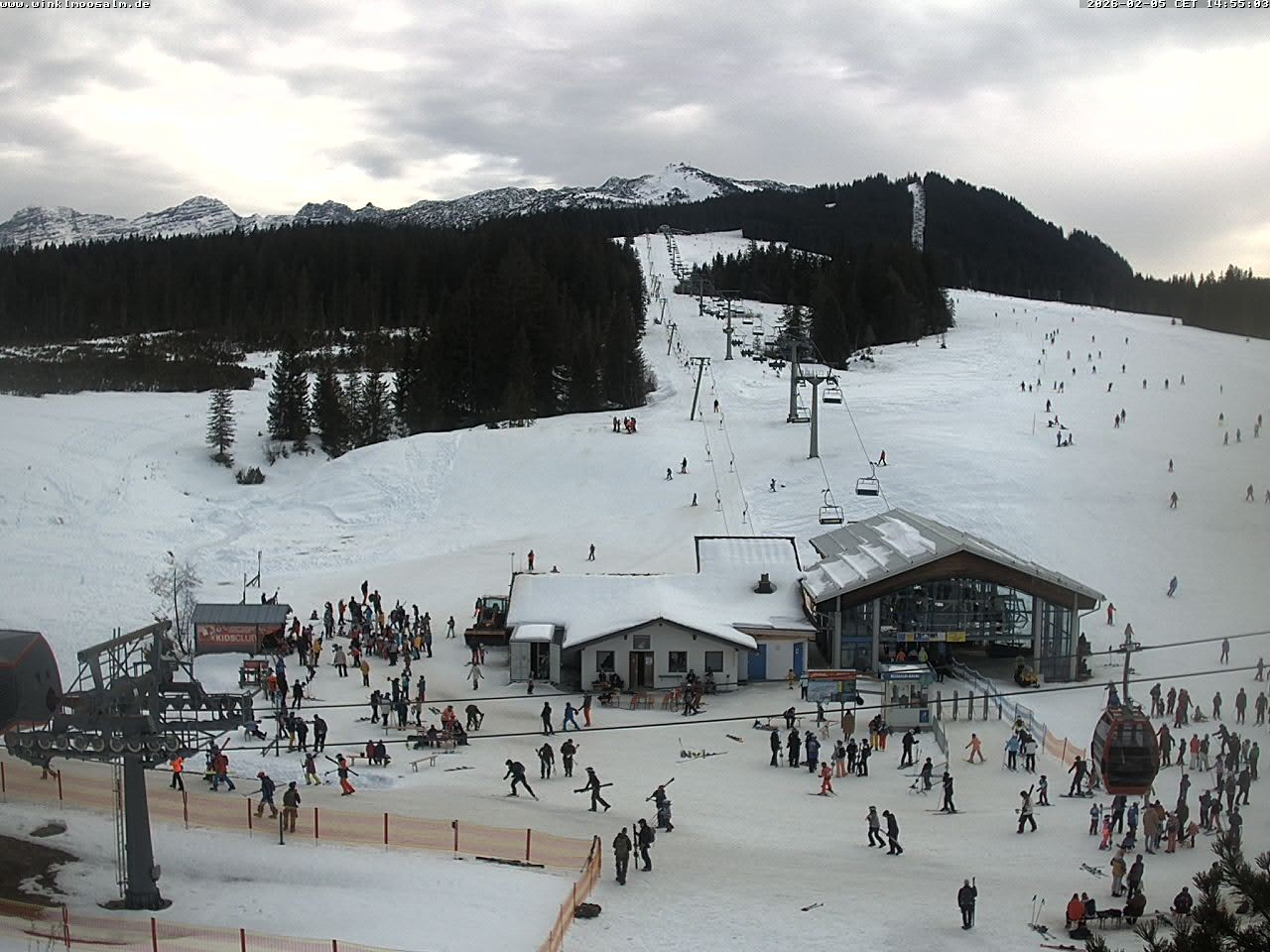 Archiv Foto Webcam Ausblick Winklmoosalm auf Rossalm-Lift