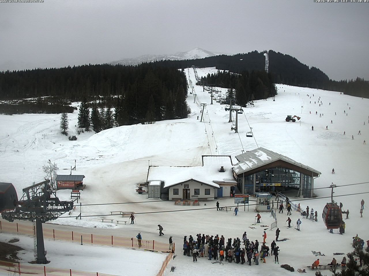 Archiv Foto Webcam Ausblick Winklmoosalm auf Rossalm-Lift