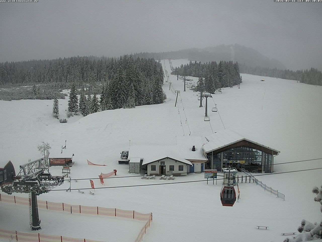 Archiv Foto Webcam Ausblick Winklmoosalm auf Rossalm-Lift