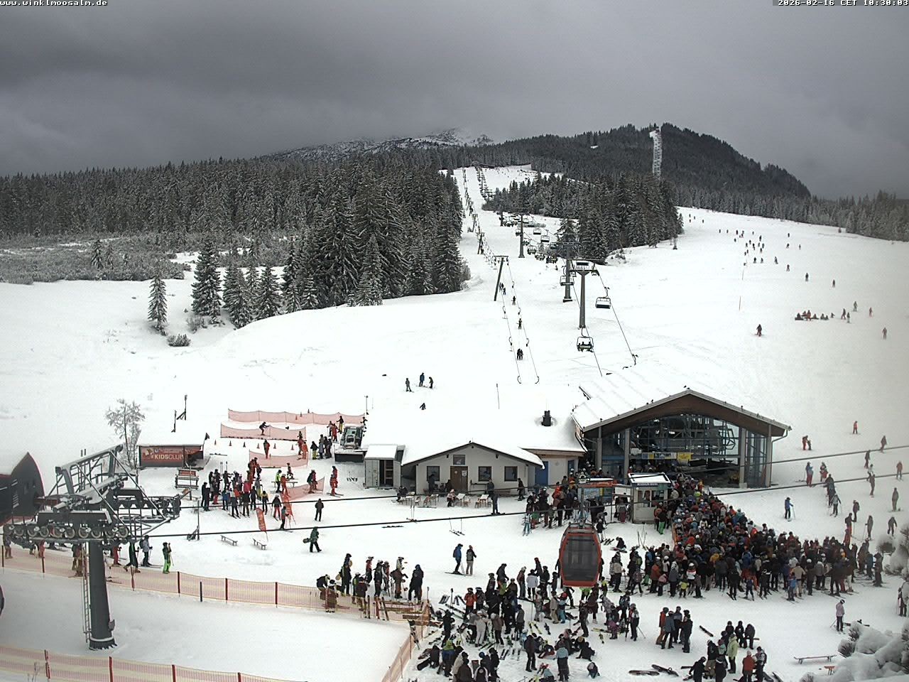 Archiv Foto Webcam Ausblick Winklmoosalm auf Rossalm-Lift