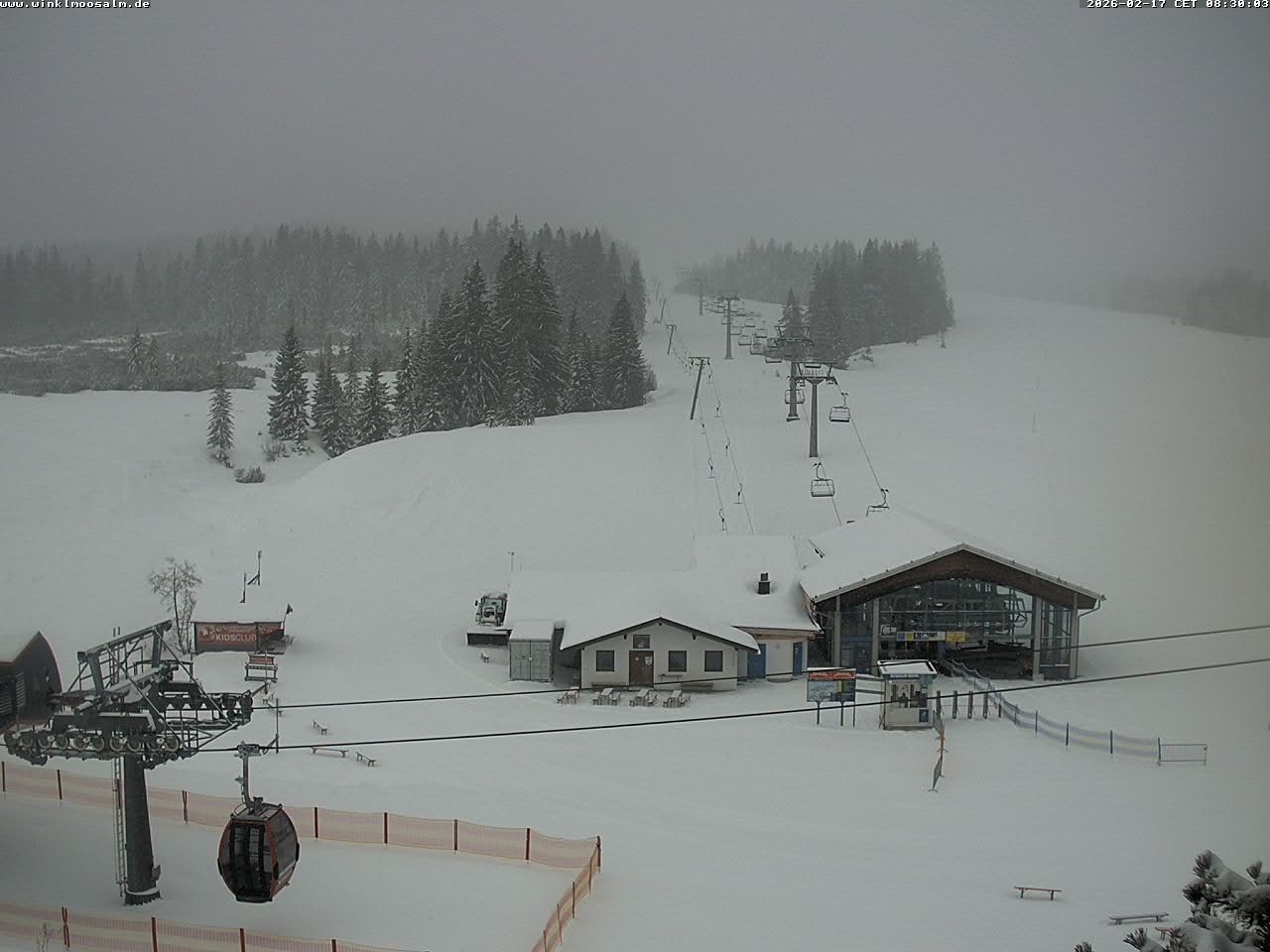 Archiv Foto Webcam Ausblick Winklmoosalm auf Rossalm-Lift