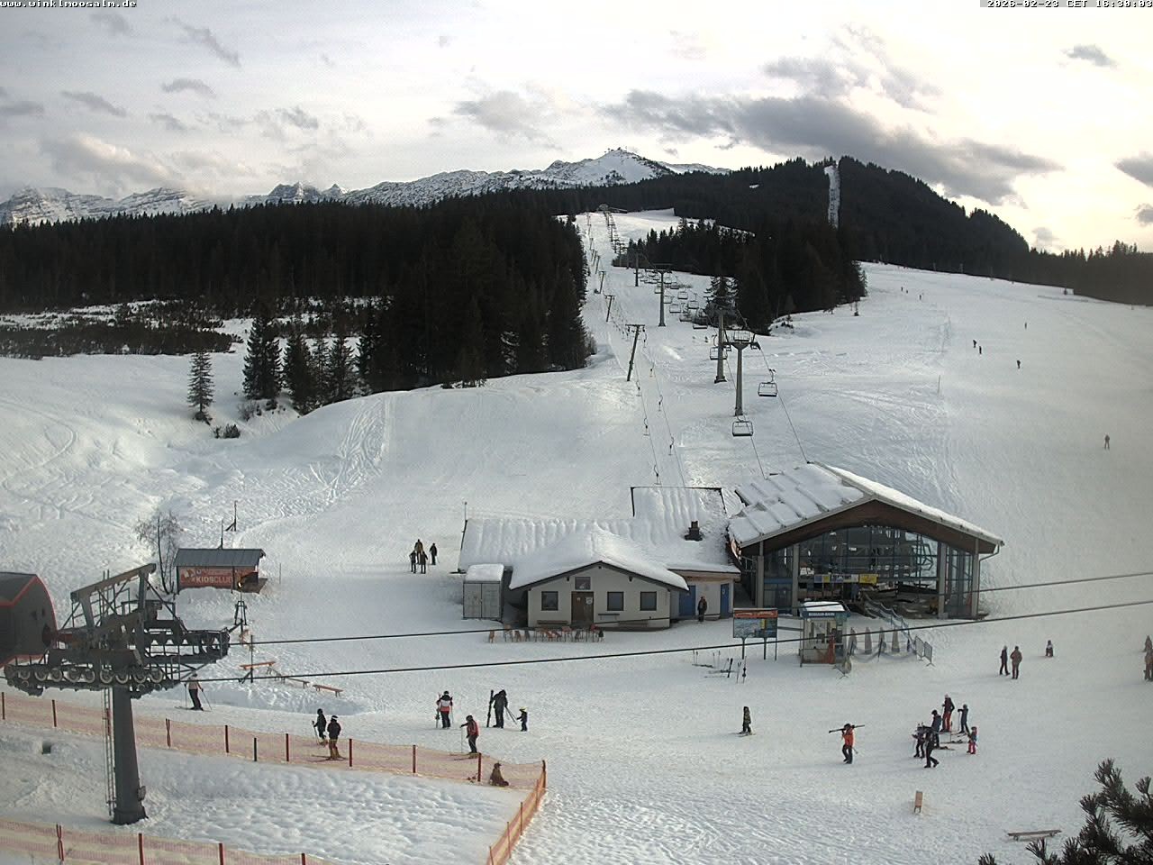 Archiv Foto Webcam Ausblick Winklmoosalm auf Rossalm-Lift