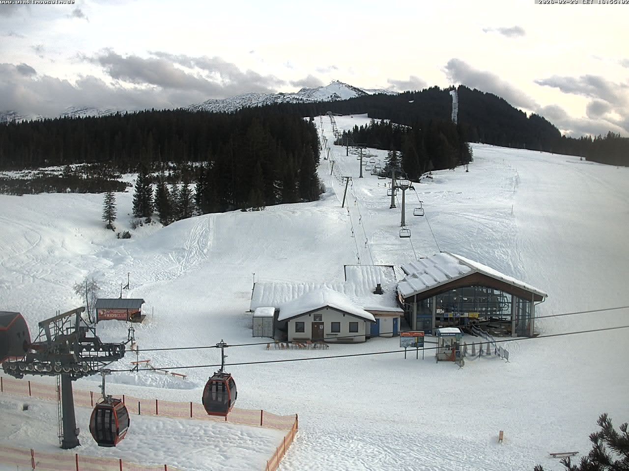 Archiv Foto Webcam Ausblick Winklmoosalm auf Rossalm-Lift