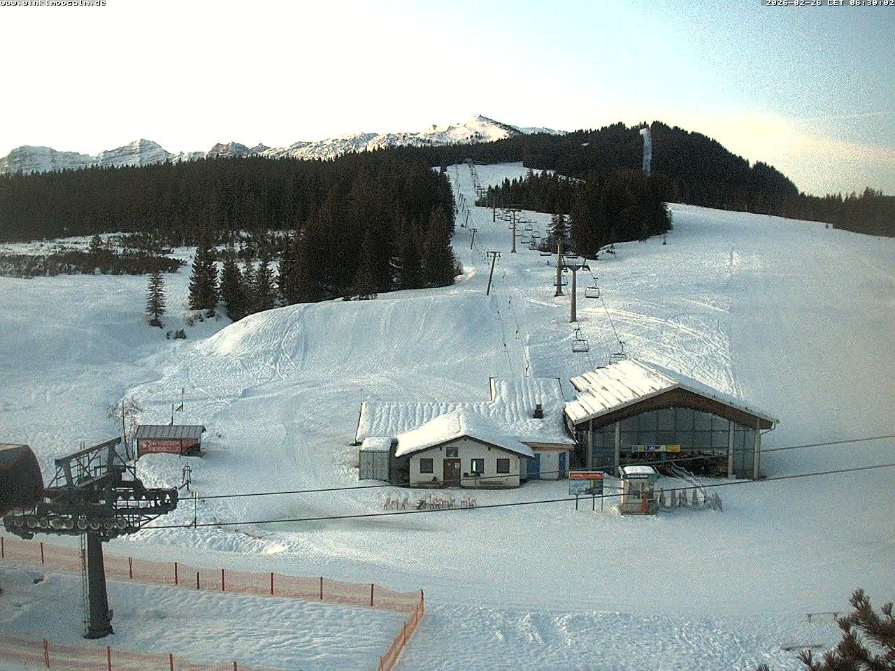 Archiv Foto Webcam Ausblick Winklmoosalm auf Rossalm-Lift