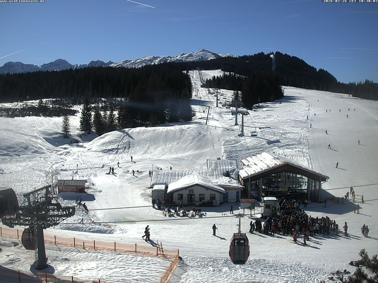 Archiv Foto Webcam Ausblick Winklmoosalm auf Rossalm-Lift