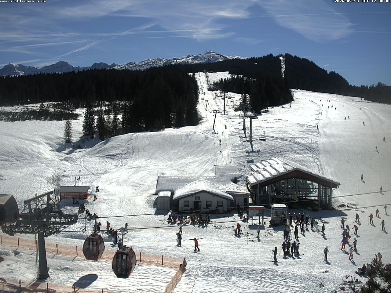 Archiv Foto Webcam Ausblick Winklmoosalm auf Rossalm-Lift