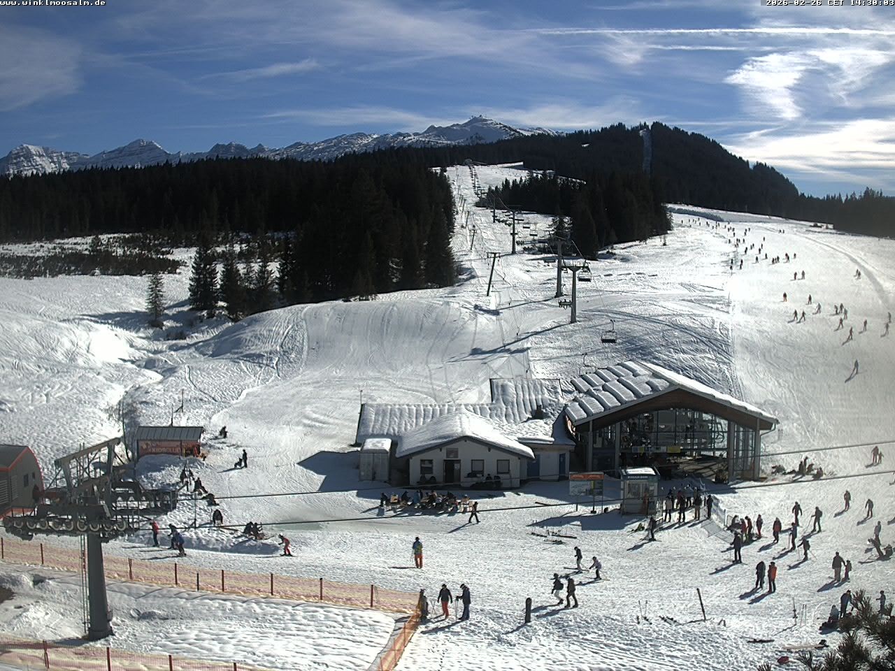 Archiv Foto Webcam Ausblick Winklmoosalm auf Rossalm-Lift