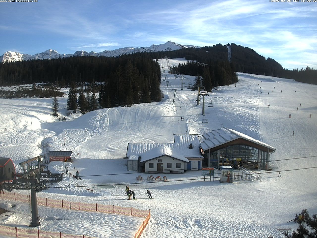 Archiv Foto Webcam Ausblick Winklmoosalm auf Rossalm-Lift