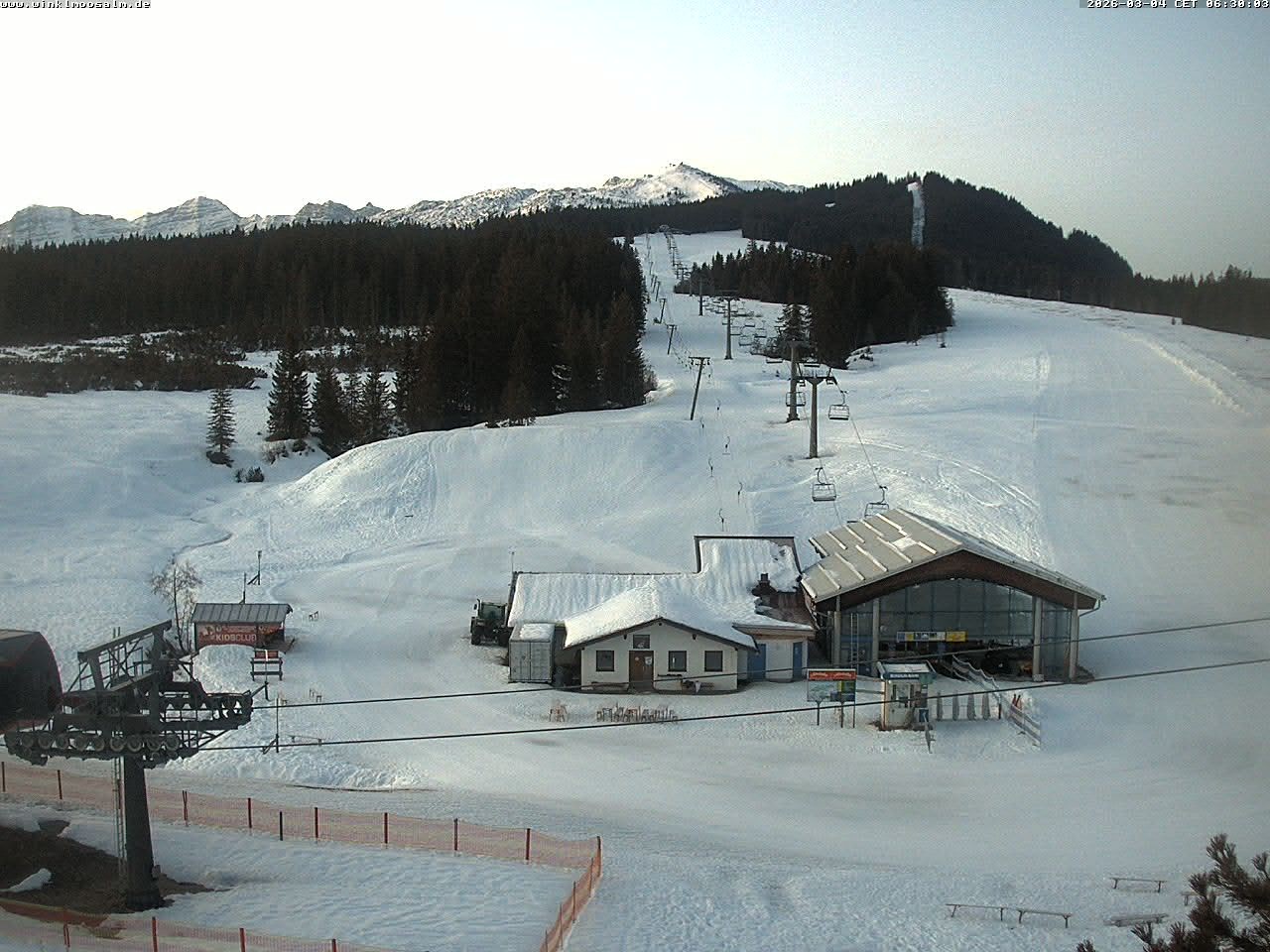 Archiv Foto Webcam Reit im Winkl: Hindenburghütte - Hemmersuppenalm