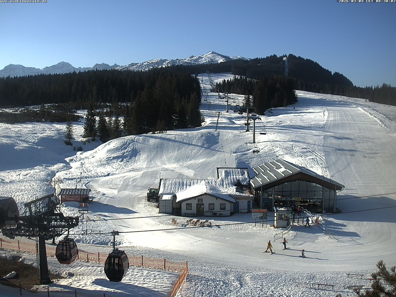 Archiv Foto Webcam Ausblick Winklmoosalm auf Rossalm-Lift