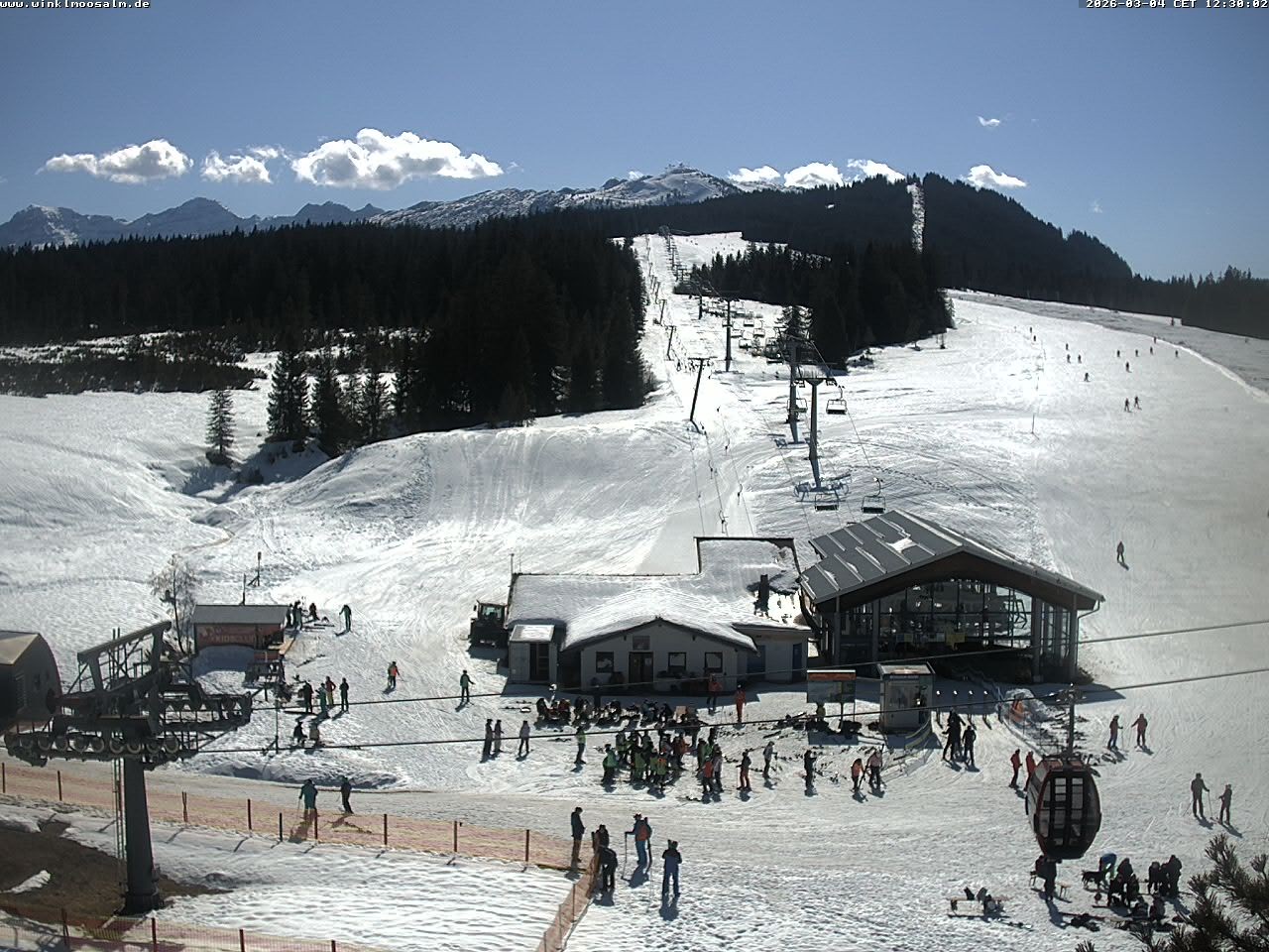 Archiv Foto Webcam Ausblick Winklmoosalm auf Rossalm-Lift