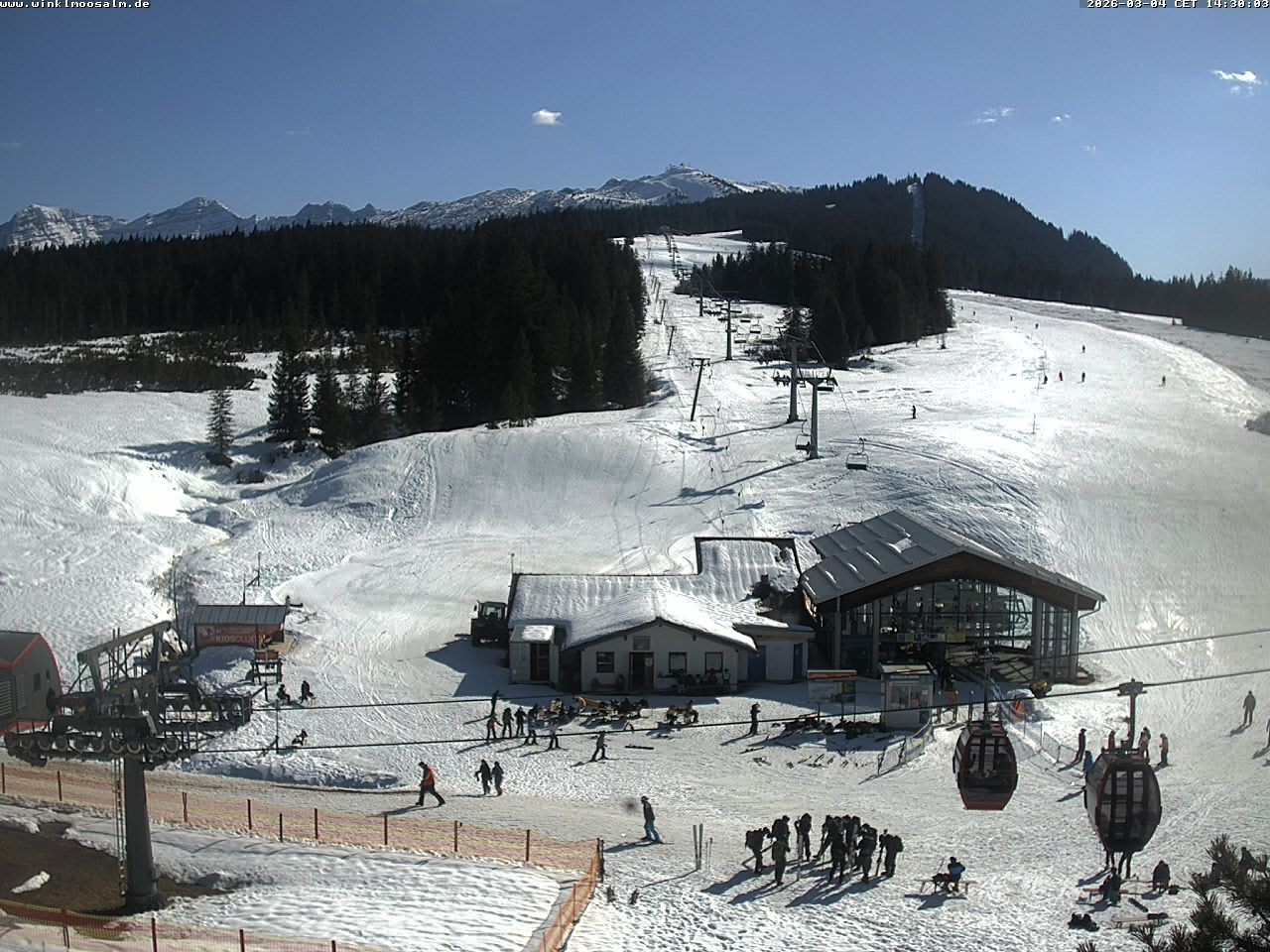 Archiv Foto Webcam Ausblick Winklmoosalm auf Rossalm-Lift