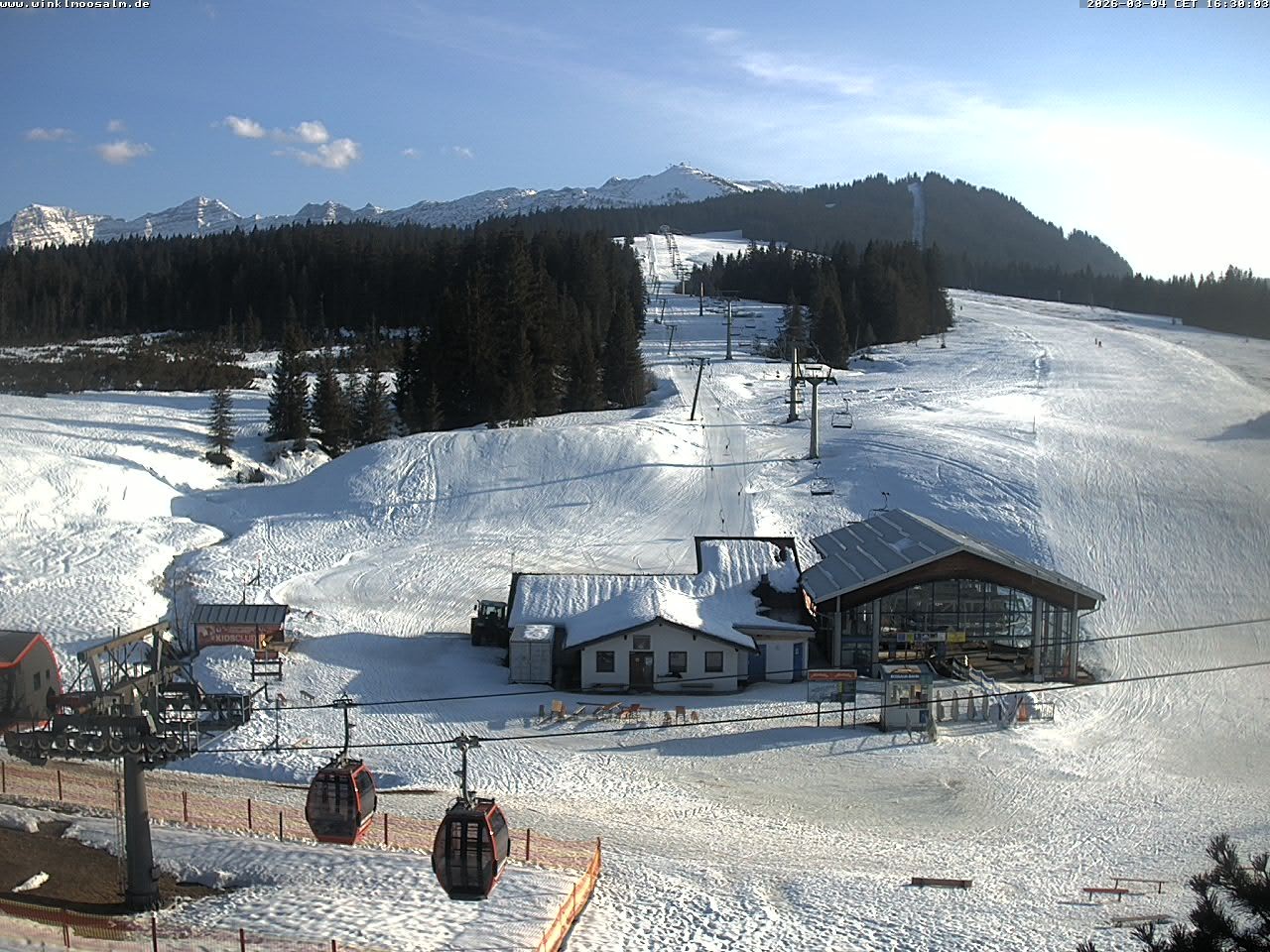 Archiv Foto Webcam Ausblick Winklmoosalm auf Rossalm-Lift