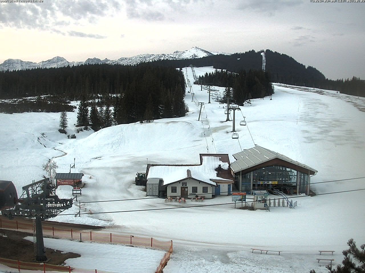 Archiv Foto Webcam Ausblick Winklmoosalm auf Rossalm-Lift
