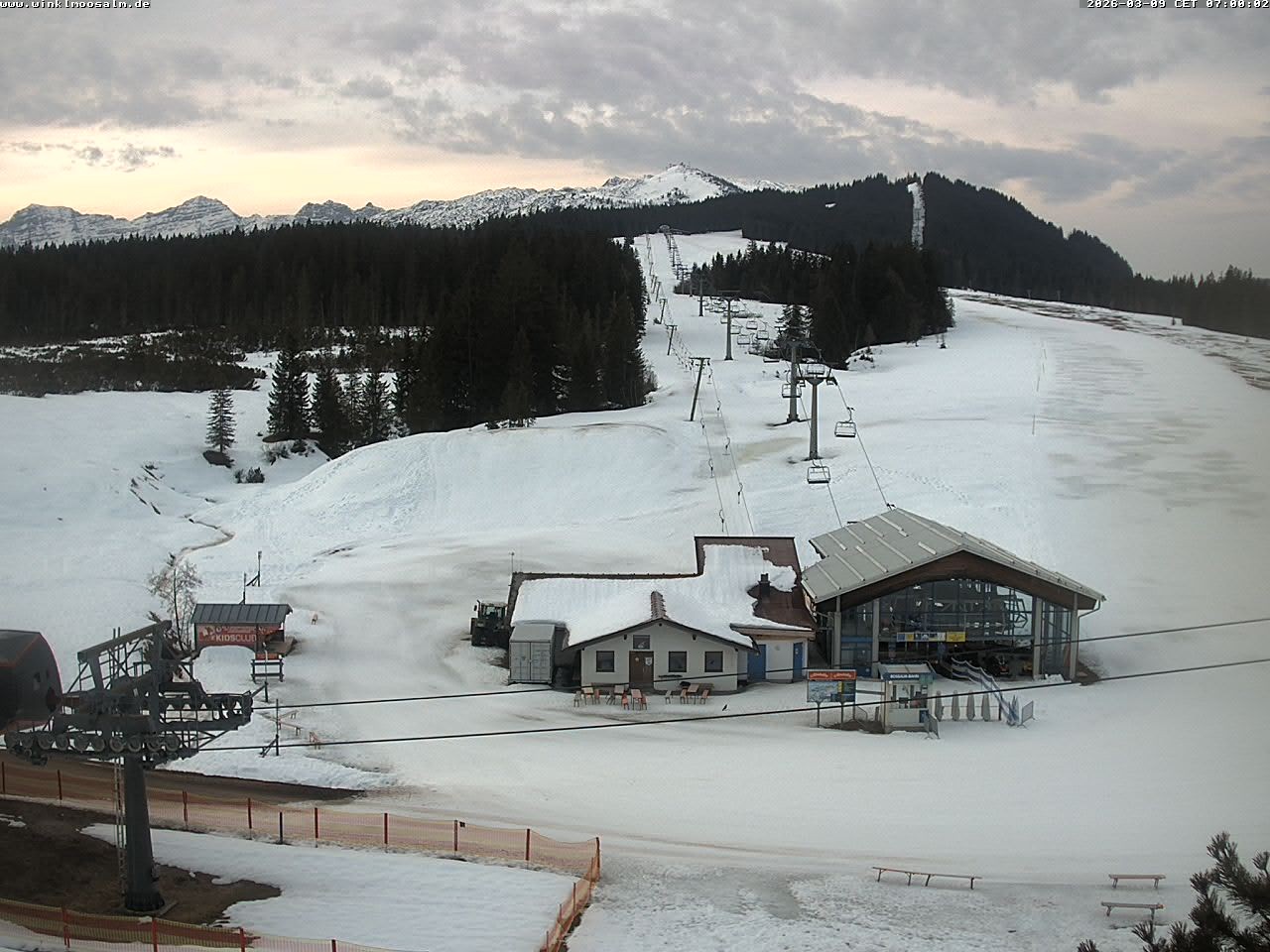 Archiv Foto Webcam Ausblick Winklmoosalm auf Rossalm-Lift