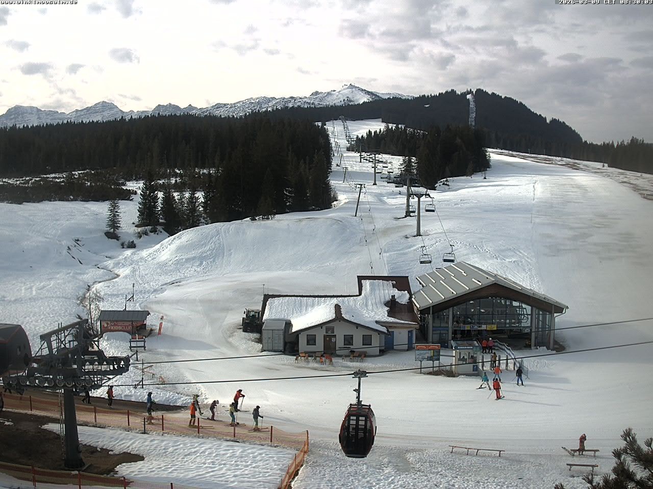 Archiv Foto Webcam Ausblick Winklmoosalm auf Rossalm-Lift