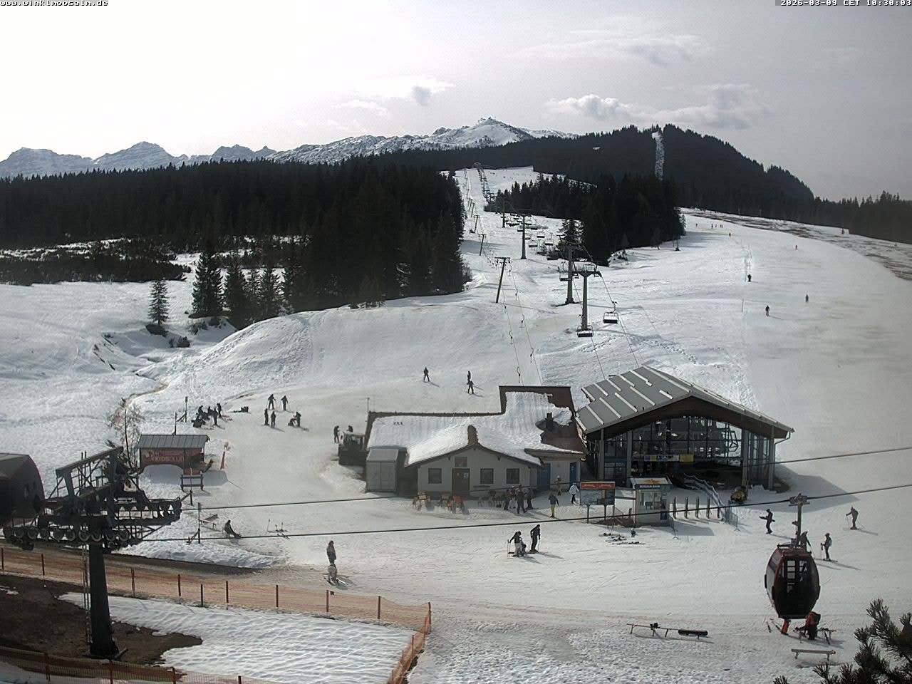 Archiv Foto Webcam Ausblick Winklmoosalm auf Rossalm-Lift