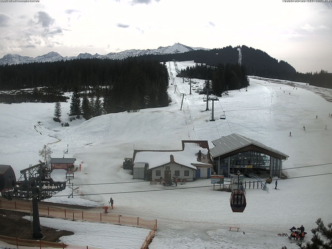 Archiv Foto Webcam Ausblick Winklmoosalm auf Rossalm-Lift