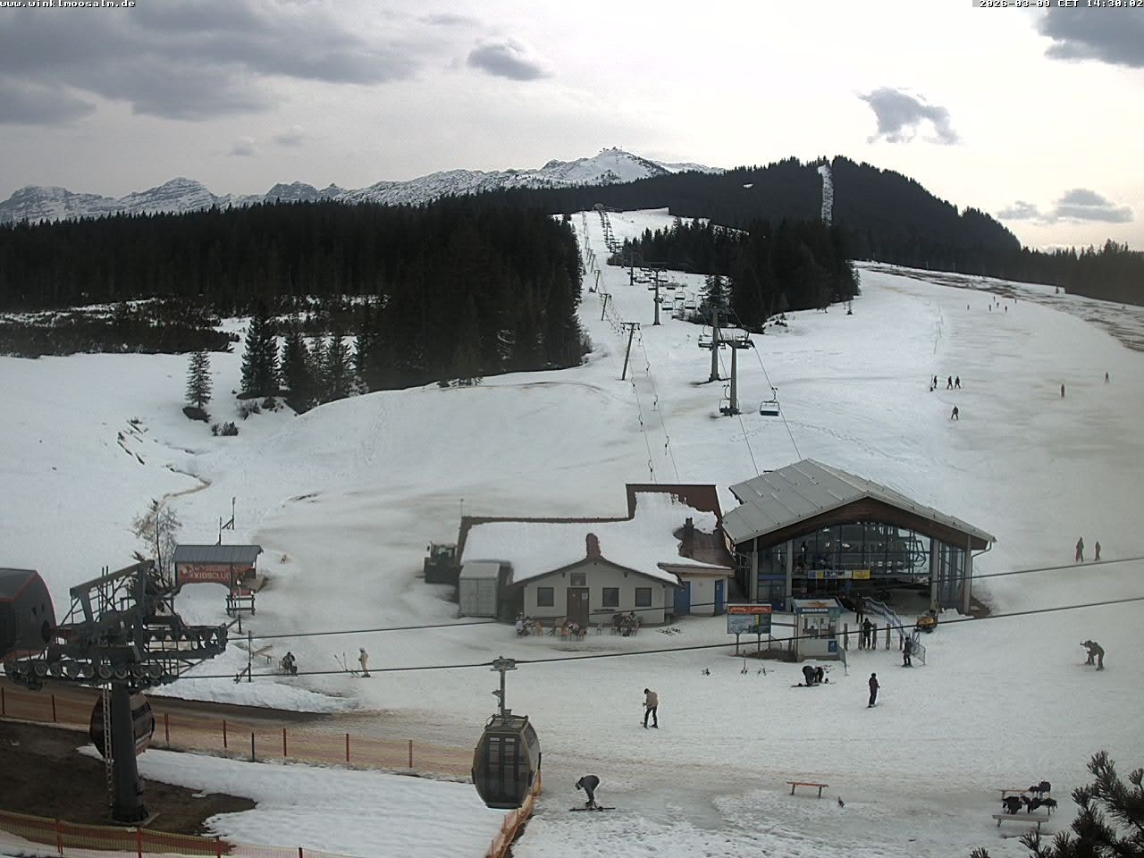 Archiv Foto Webcam Ausblick Winklmoosalm auf Rossalm-Lift