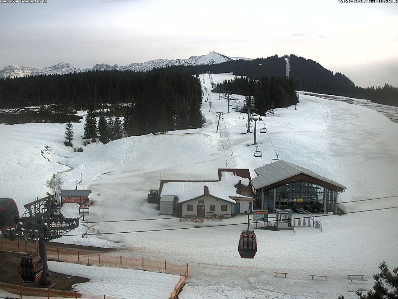 Archiv Foto Webcam Ausblick Winklmoosalm auf Rossalm-Lift
