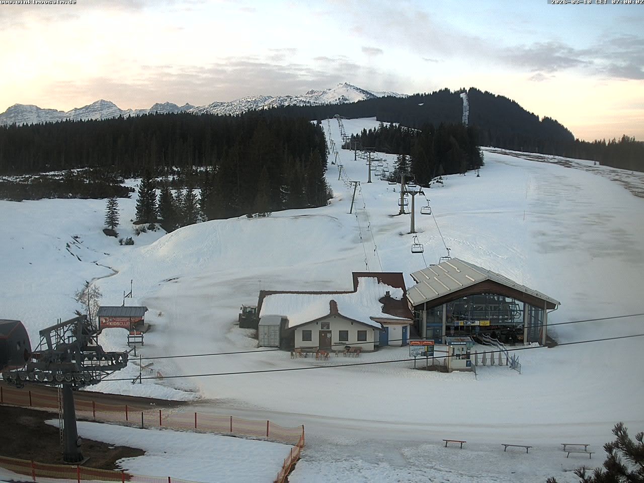 Archiv Foto Webcam Ausblick Winklmoosalm auf Rossalm-Lift