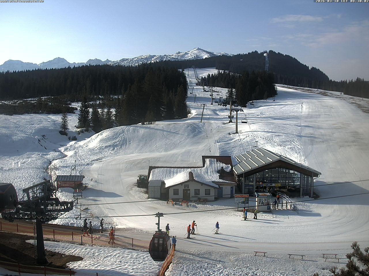 Archiv Foto Webcam Ausblick Winklmoosalm auf Rossalm-Lift