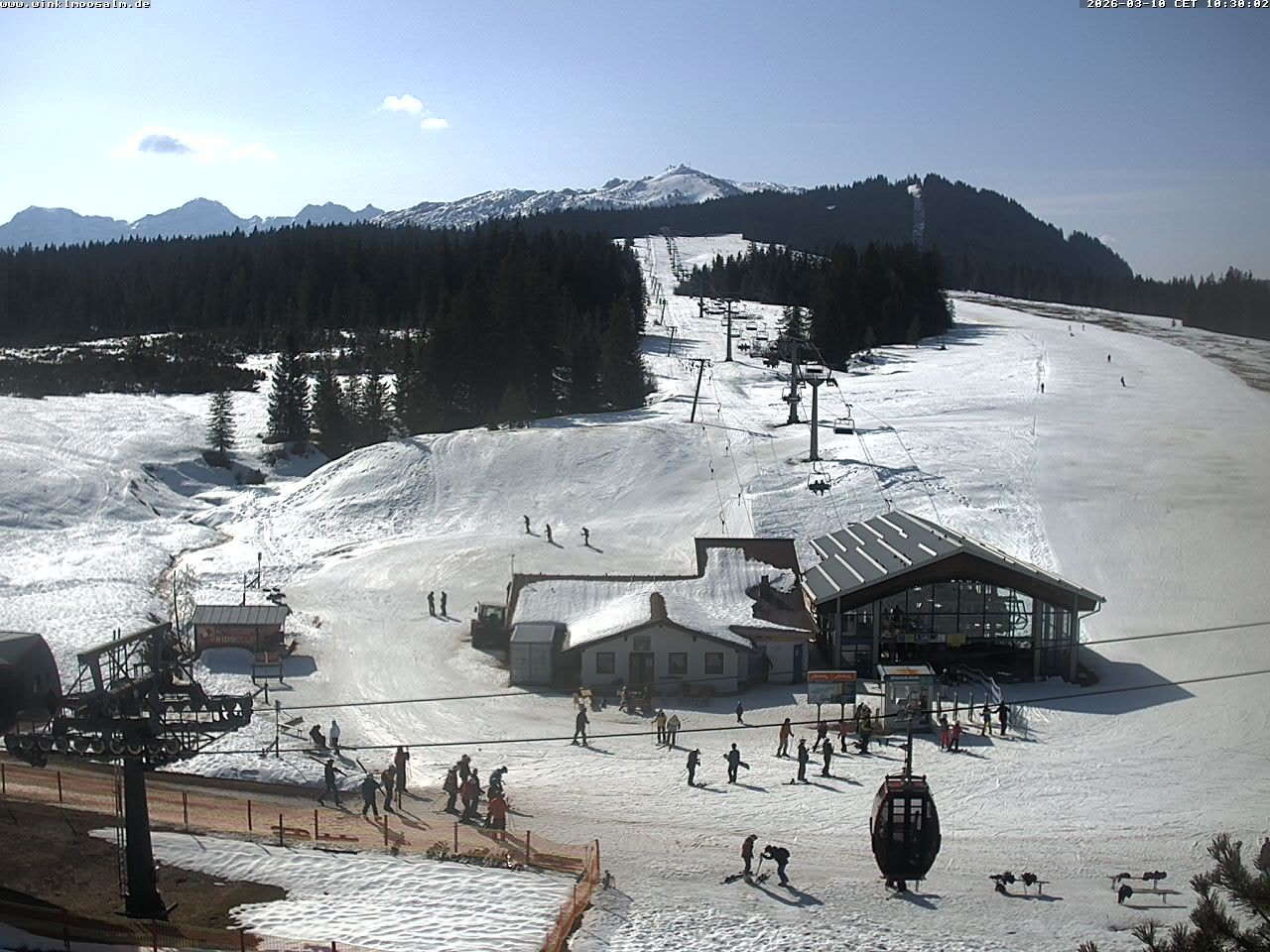 Archiv Foto Webcam Ausblick Winklmoosalm auf Rossalm-Lift