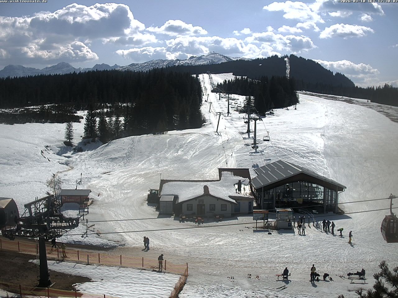 Archiv Foto Webcam Ausblick Winklmoosalm auf Rossalm-Lift